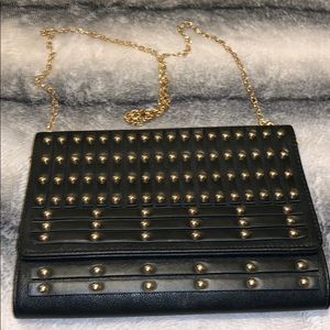 Black and gold Cross body/shoulder purse